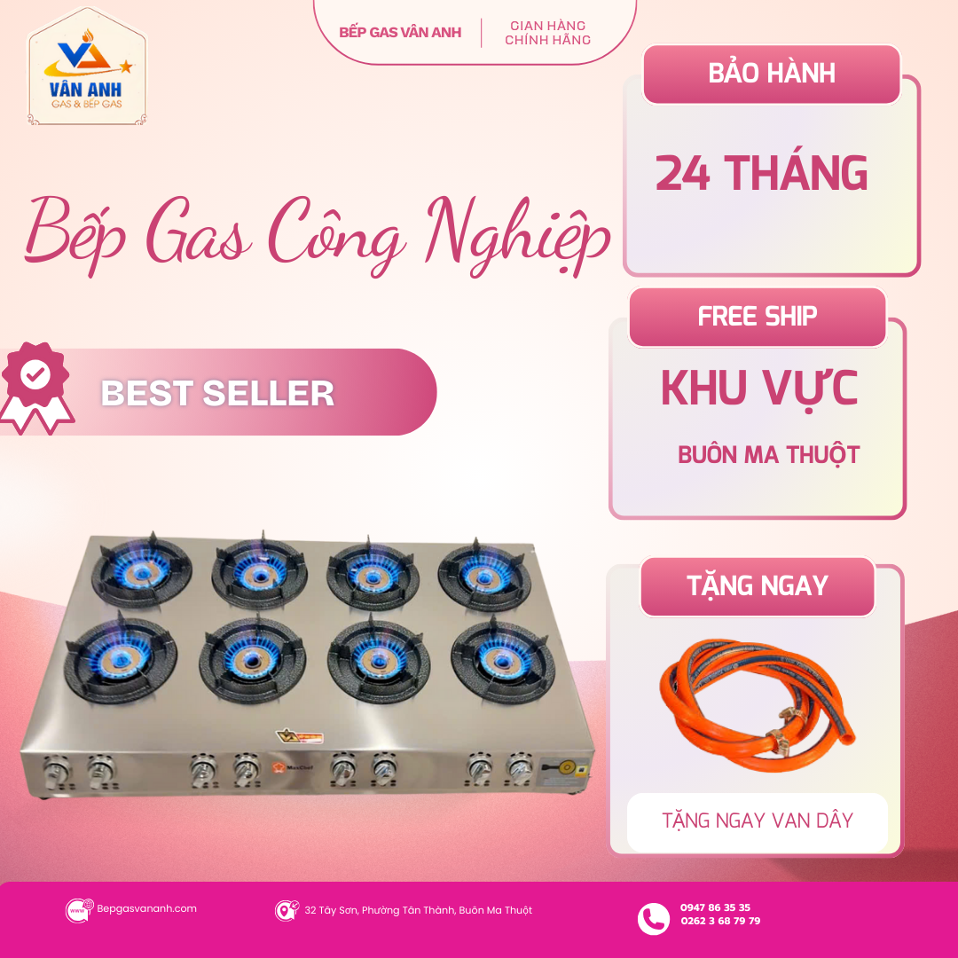 BẾP GAS CÔNG NGHIỆP